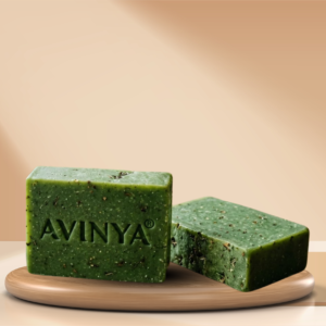 Avinya Neem Tulsi Soap — Sacred Herbal Purifying & Brightening Daily Bathing Bar